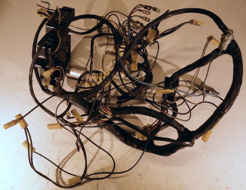 1960   Oldsmobile 88    wiring harness under the dashboard