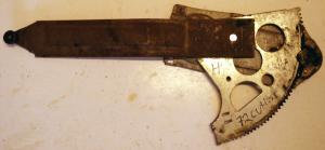 1972 Oldsmobile Cutlass 2 dr ht fönster vevmekanism höger fram