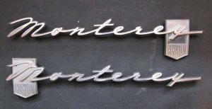 1963 Mercury Monterey Custom Emblem (pair)