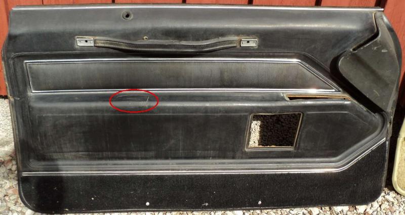1970 Cadillac 2dr ht door panels   left and right.  Only in stor