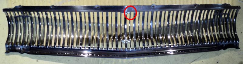 1960   Buick Electra  grill  (a rib cracked otherwise good chrome)