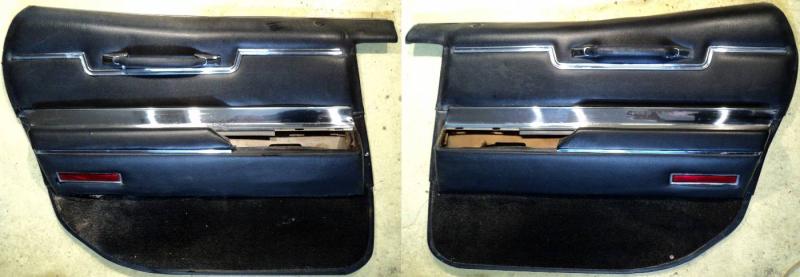 1967 Cadillac 4dr ht door panel 4 pcs.           .  Only in stor