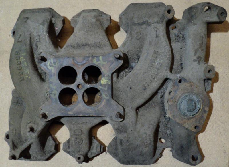 1956 Oldsmobile 324 intake manifold  4-bbl        563966