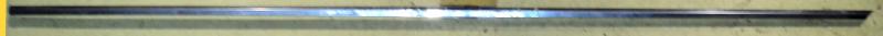 1969  Chrysler   chrome strip front fender   left (a few small bumps)