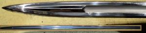 1963 Oldsmobile 88  chrome strip front fender   left