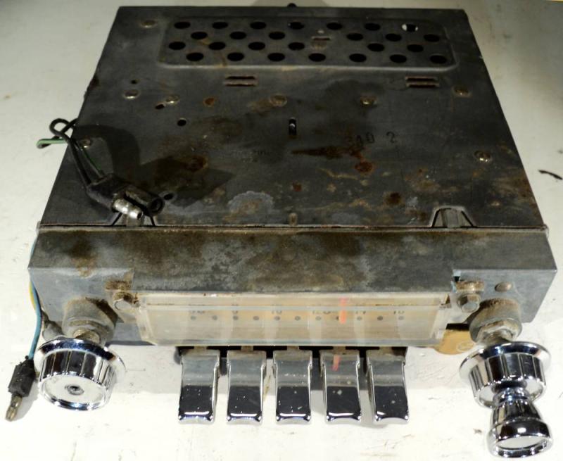 1963 Mercury Monterey   radio (not tested) (an outer button is missing)