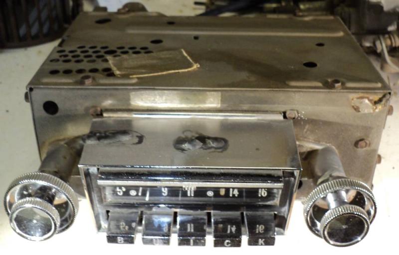 1961 Buick Electra   radio (not tested) (some pores in chrome)
