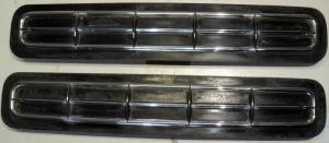 1957 Mercury    chrome inserts rear bumper         left and right