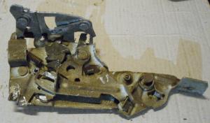 1963 Cadillac 4dr ht lockcase left front