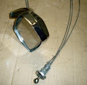 1969 Thunderbird backspegel väster, något småprickig i krom 750 kr