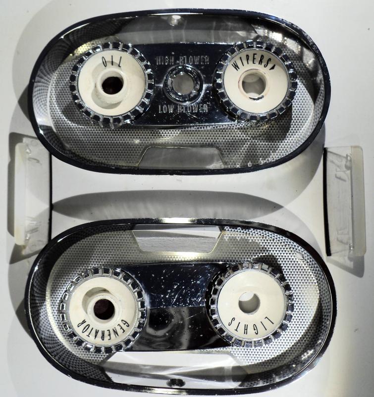 1957 Mercury      chrome dashboard