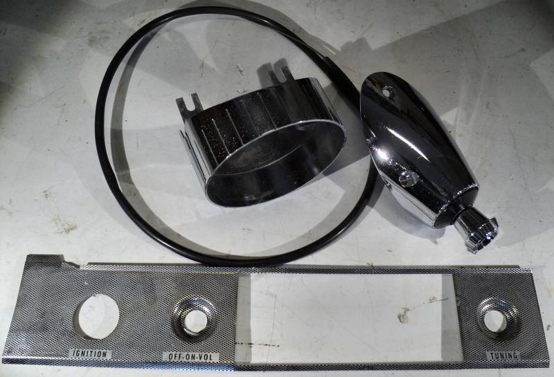 1961 Chrysler NewYorker  krom instrumentbrädan, friskluft reglage