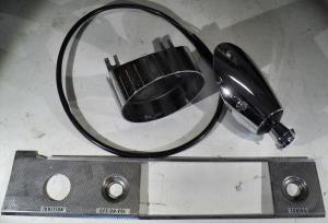 1961 Chrysler NewYorker  chrome dashboard, fresh air control