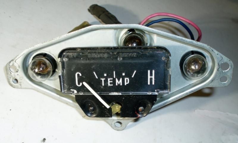 1955 Cadillac temp gauge