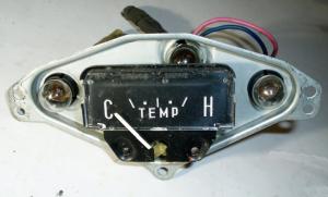 1955 Cadillac temp gauge