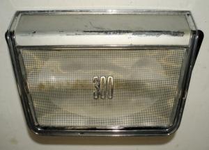 1968 Chrysler Newport cab rear speaker grilles