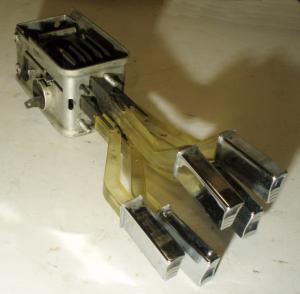 1960 Chrysler tryckknapp mekanism