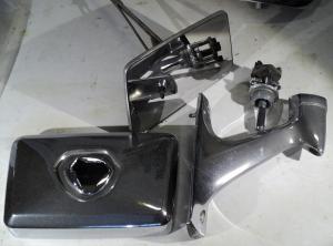 1965 Lincoln      mirror (the screw that holds the mirror together is missing)         left