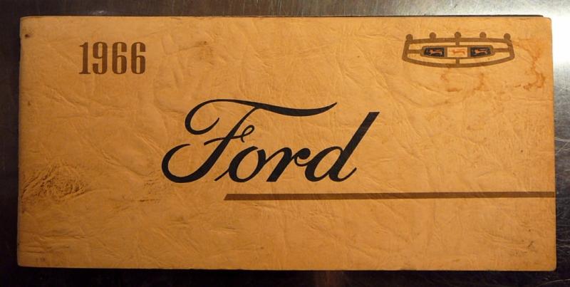 1966 Ford owners manual