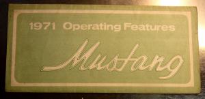 1971 Ford Mustang Operating Features