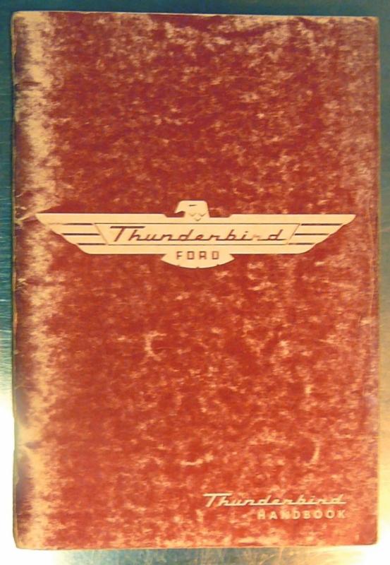 1955 Thunderbird handbook