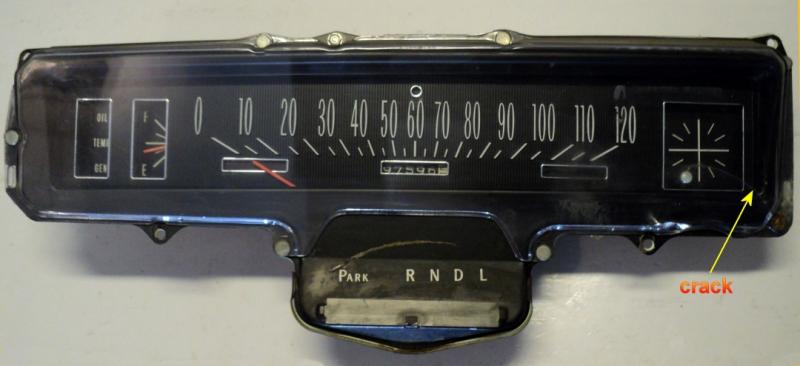 1967 Buick Skylark instrument housing