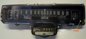 1967 Buick Skylark instrument housing