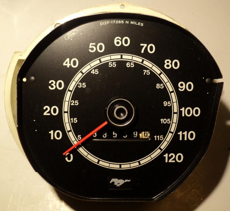 1971 Ford Mustang       speedometer   