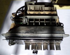 1965 Oldsmobile 98 fan/heat control AC car  (pores in chrome)