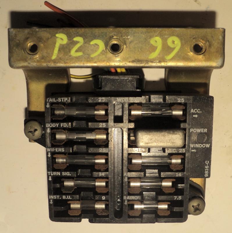 1966   Cadillac     fuse holder