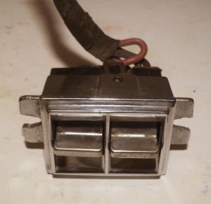 1961   Cadillac   power window control, side window and ventilation window