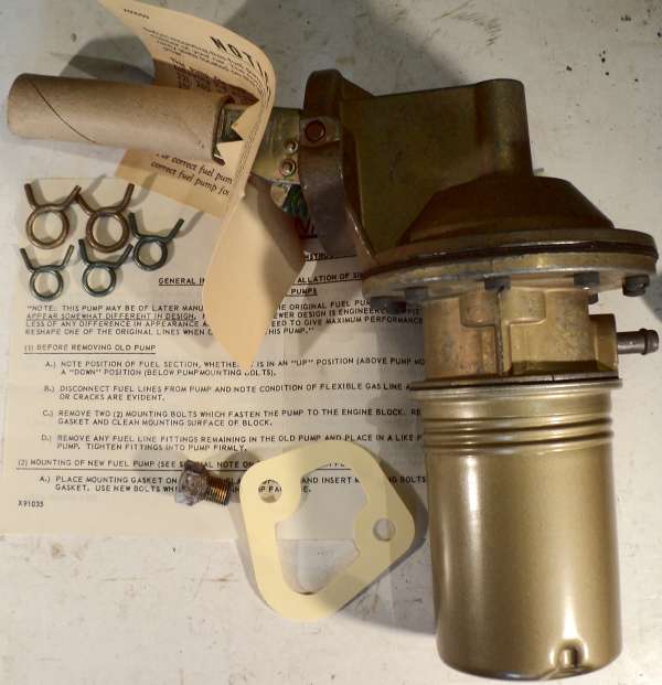 1963 1964 1965 Ford   289 fuel pump  with filter holder