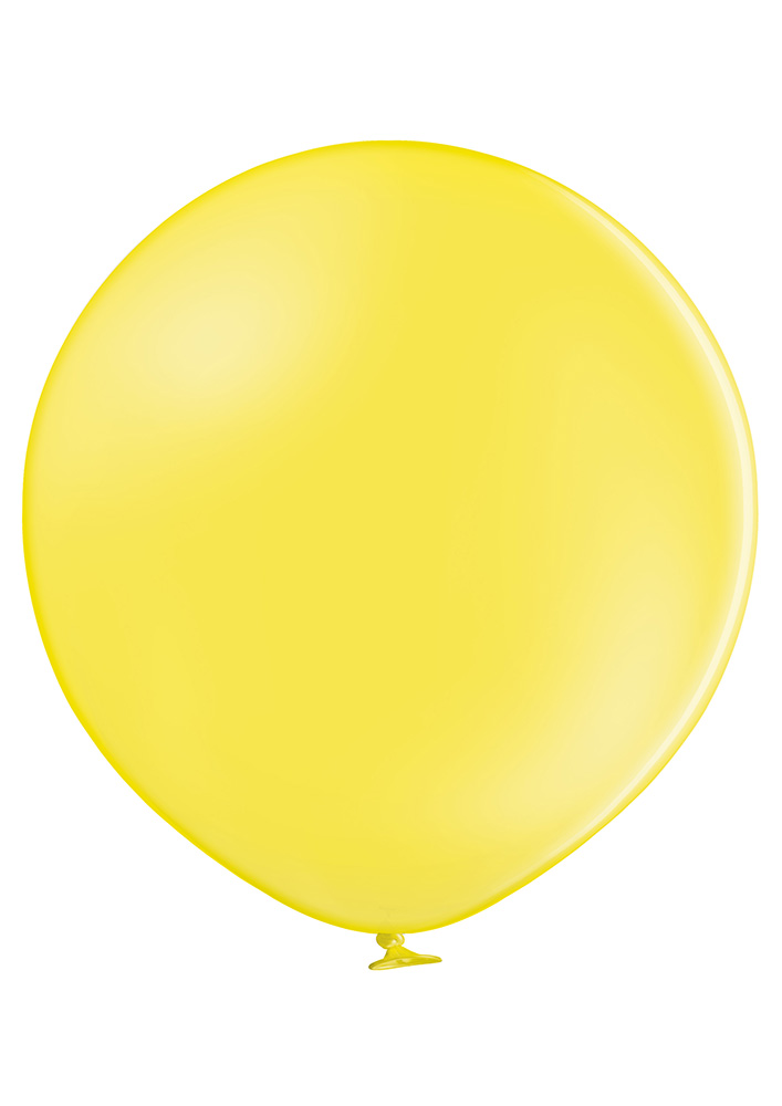 24" (60st) pastel yellow latexballonger 2st