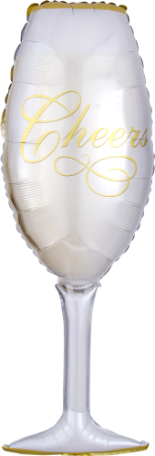 97cm Champagneglas Cheers - L