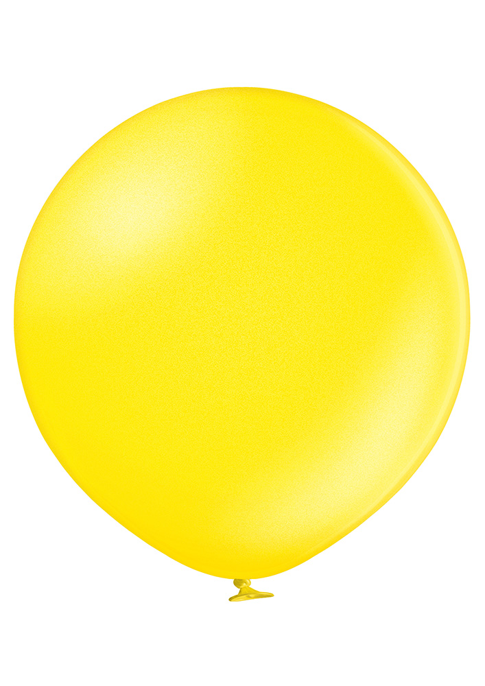 24" (60cm) Metallic citrus gul latexballonger 2st