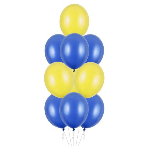 Met. Gul & Met. Blå - Bukett 101