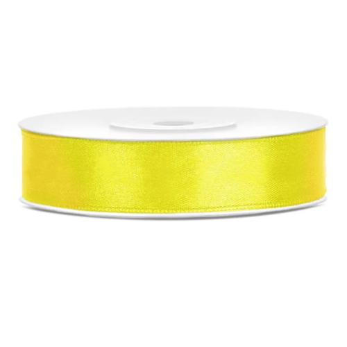 Satinband 12mm Gul