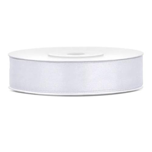 Satinband 12mm Vit