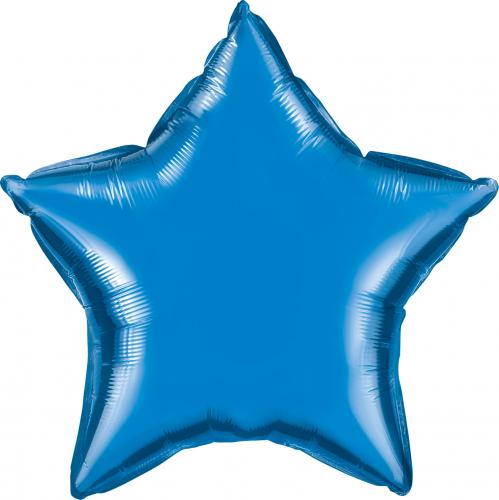 45cm Stjärna Safirblå - S