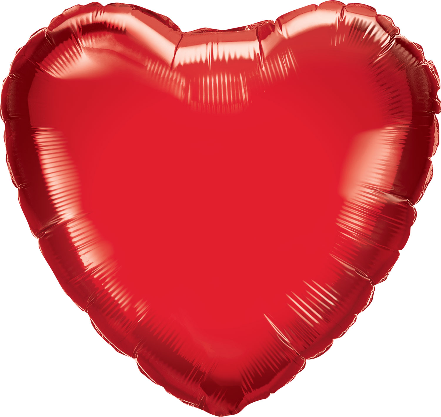 36" (90 cm) Hjärta Rubinröd