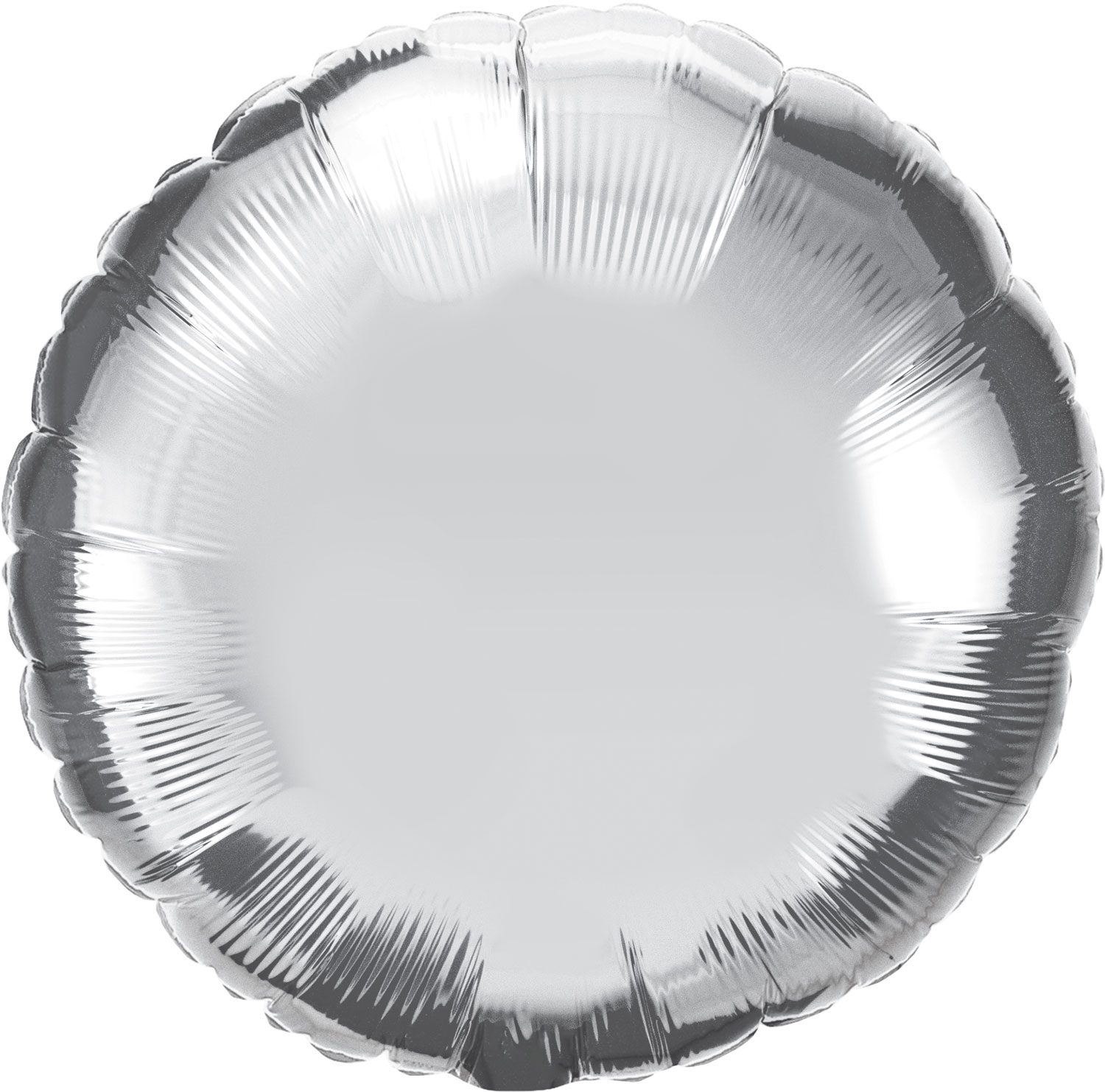 80cm Rund Silver - XXXL