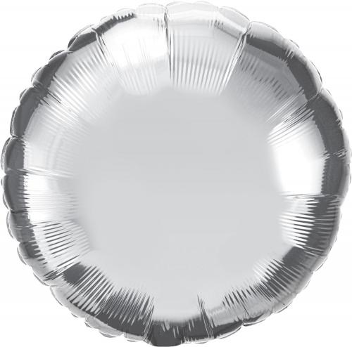 80cm Rund Silver - XXXL