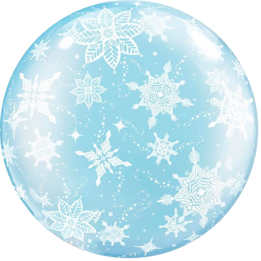 20" (51 cm) Bubbla Snowflakes