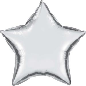 36" (90 cm) Stjärna Silver