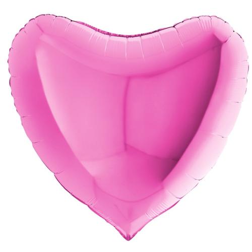 80cm Hjärta Rosa - XXXL