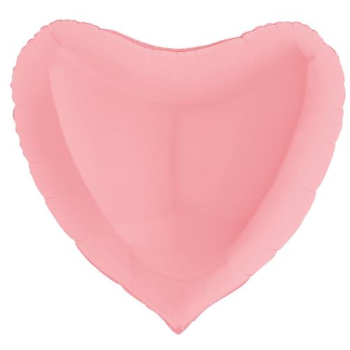 80cm Hjärta Pastellrosa - XXXL