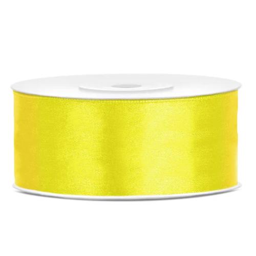 Satinband 25mm Gul