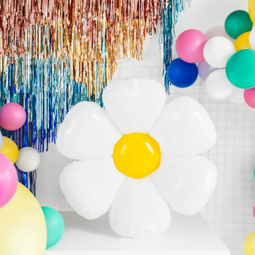 Daisy folieballong, 70x80 cm -XL