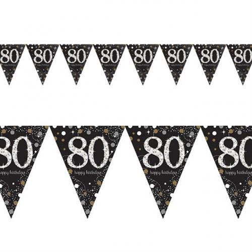 80år Banner Sparkling Celebration