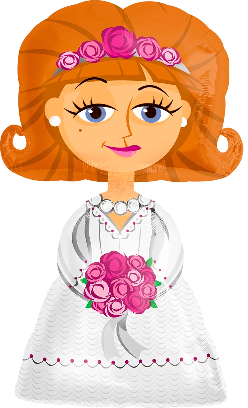 Bride AirWalker Folieballong